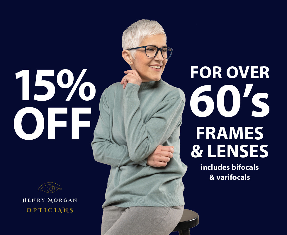 15% off over 60s banner mob